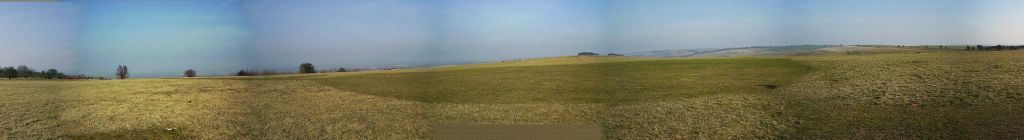 Panoramic view of site